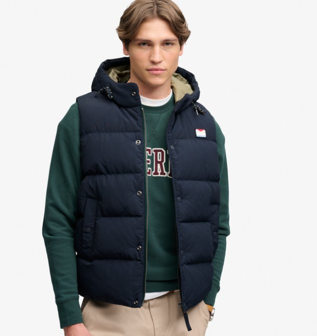 Superdry Hooded Short Everest Gilet (Men's)