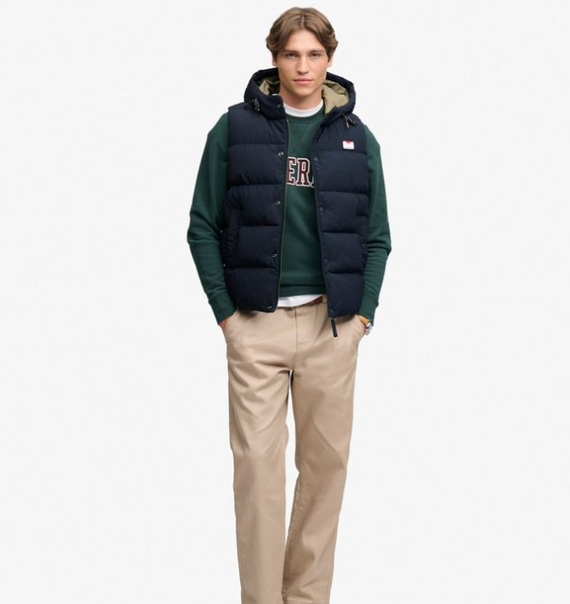 Superdry Hooded Short Everest Gilet (Men's)