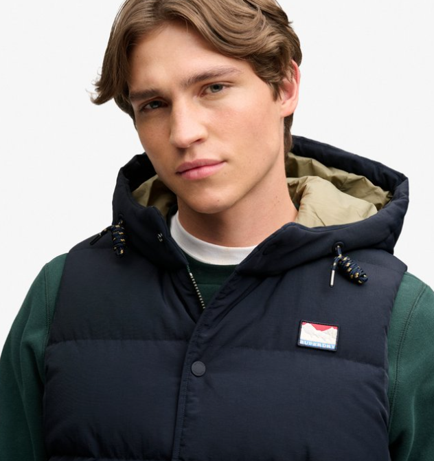 Superdry Hooded Short Everest Gilet (Men's)