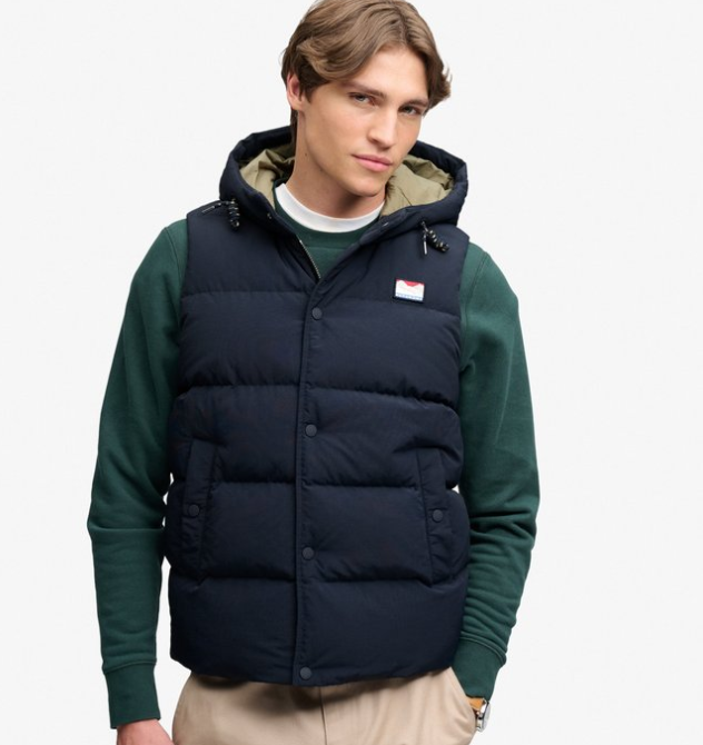 Superdry Hooded Short Everest Gilet (Men's)