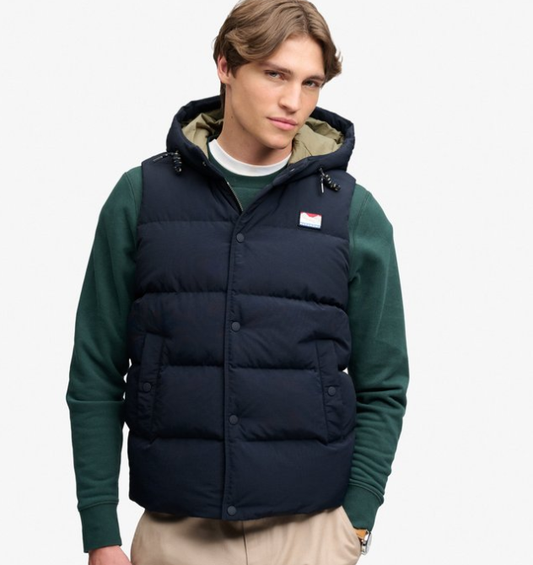 Superdry Hooded Short Everest Gilet (Men's)