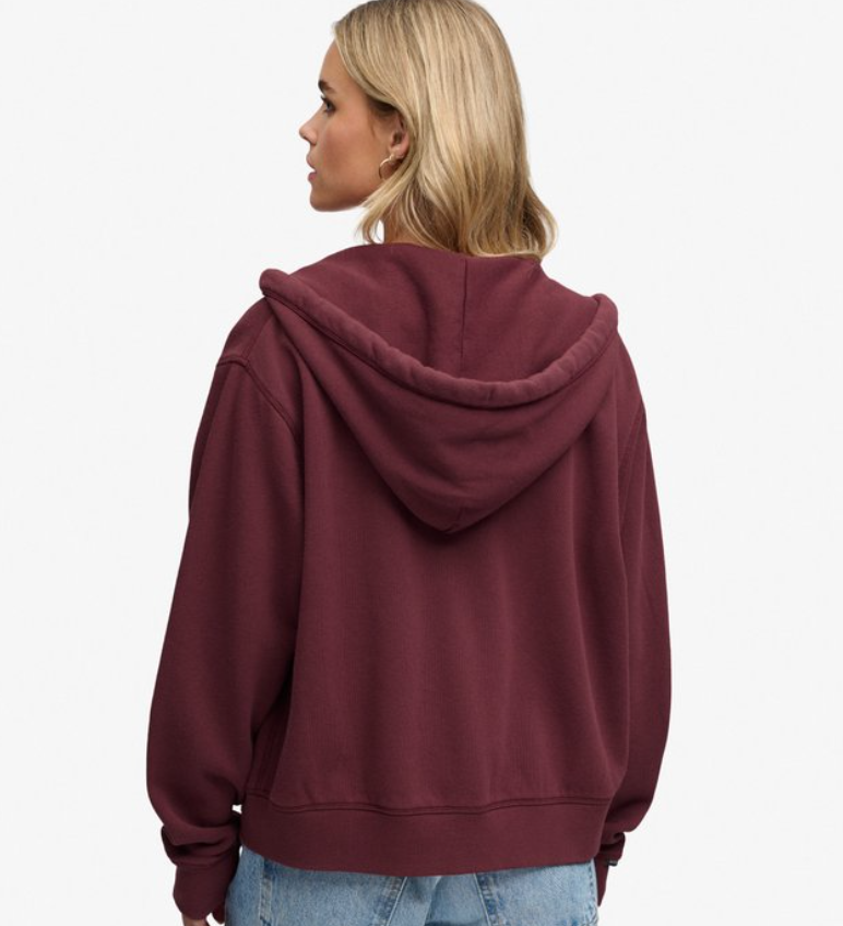 Superdry Athletic Essential Relaxed Crop Zip Hoodie