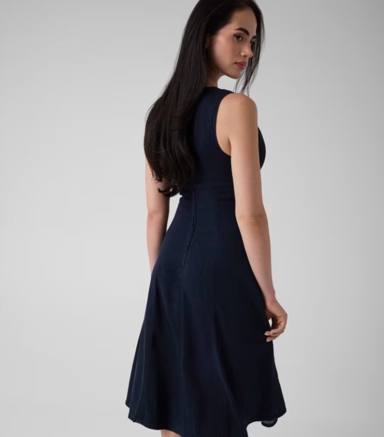 Guess Denim Midi Dress - Women's