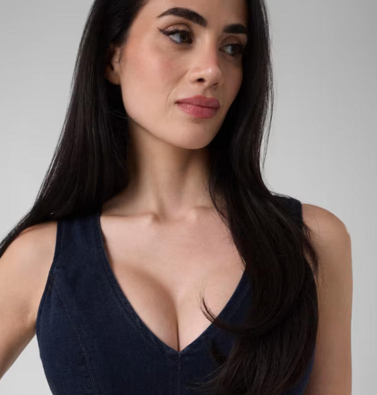 Guess Denim Midi Dress - Women's