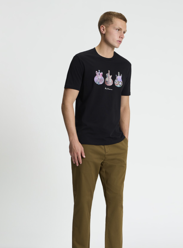 Ben Sherman Short Sleeve Guitar Signs T-Shirt