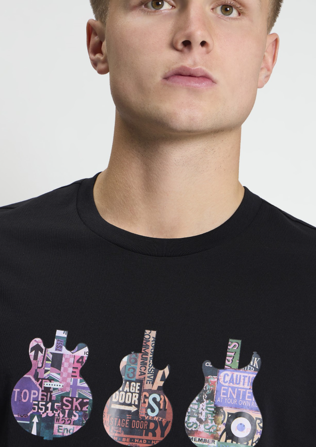 Ben Sherman Short Sleeve Guitar Signs T-Shirt