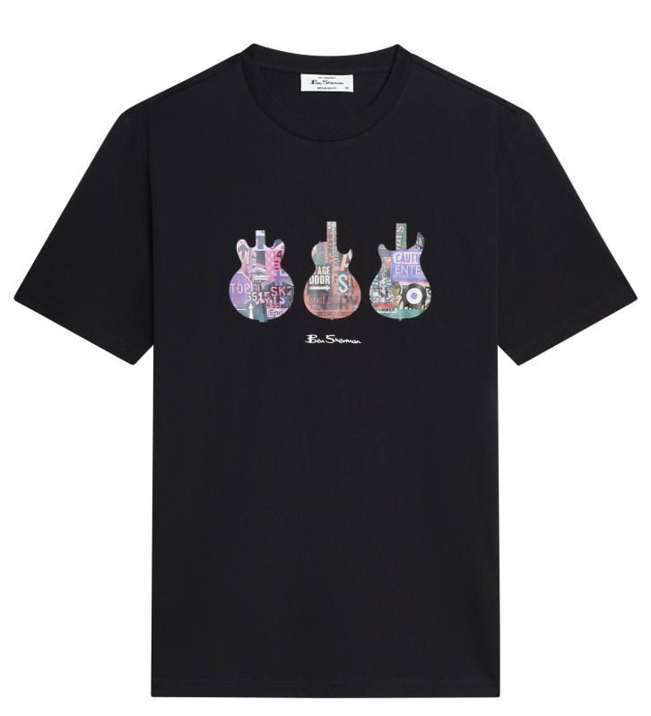 Ben Sherman Short Sleeve Guitar Signs T-Shirt