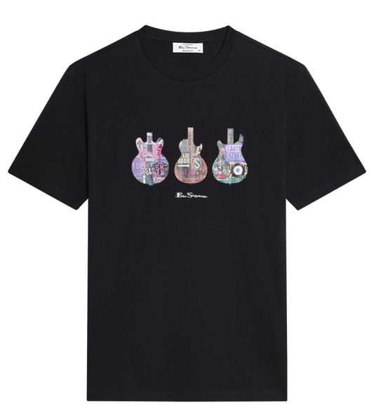 Ben Sherman Short Sleeve Guitar Signs T-Shirt