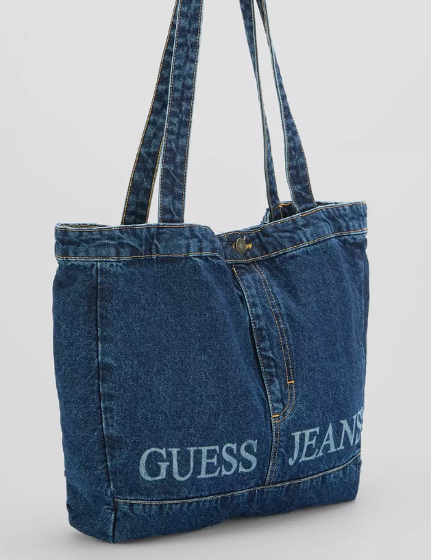 Guess Denim Jeans Tote Bag