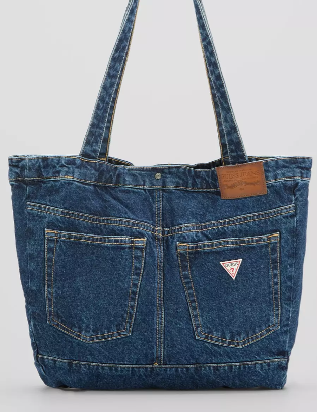 Guess Denim Jeans Tote Bag