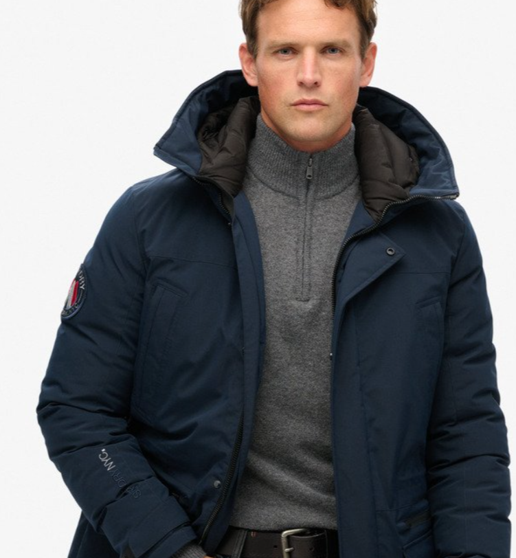 Superdry City Padded Parka Coat - Men's