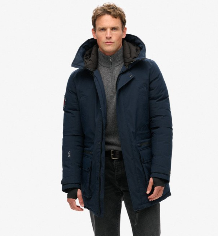 Superdry City Padded Parka Coat - Men's