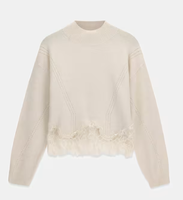 Guess Hayden Lace Sweater - Women's