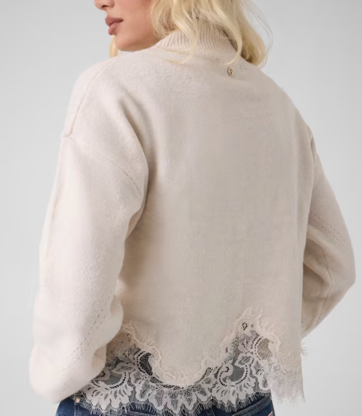Guess Hayden Lace Sweater - Women's
