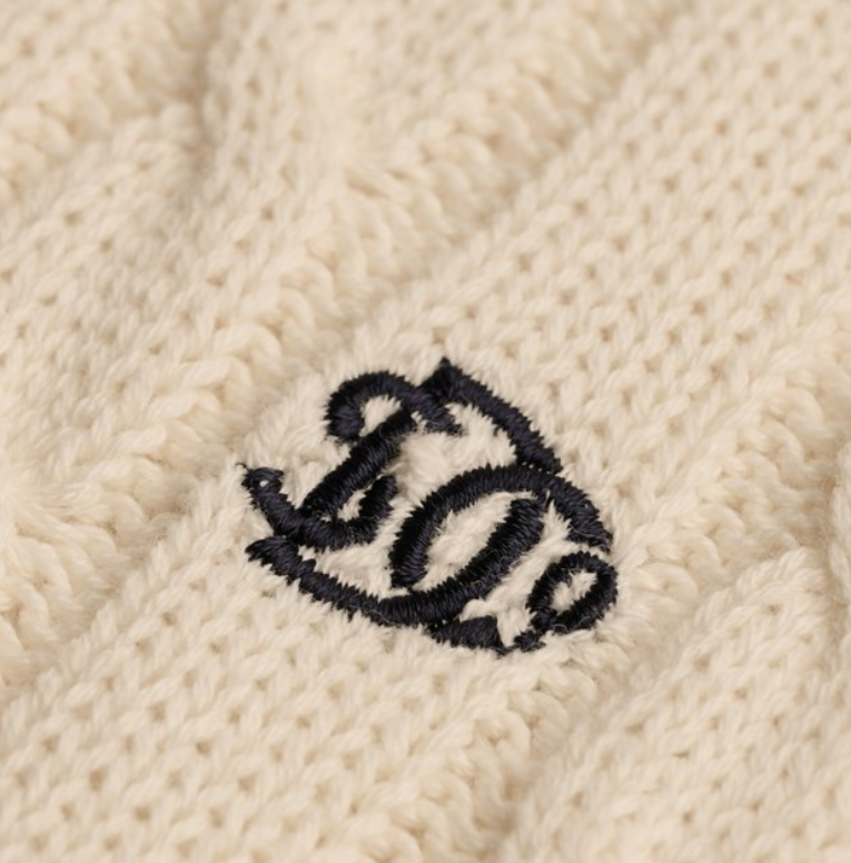 Superdry Cotton Cable Knit Crew - Men's