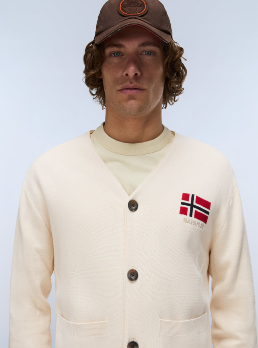 Napapijri Taranger V Neck Cardigan - Men's