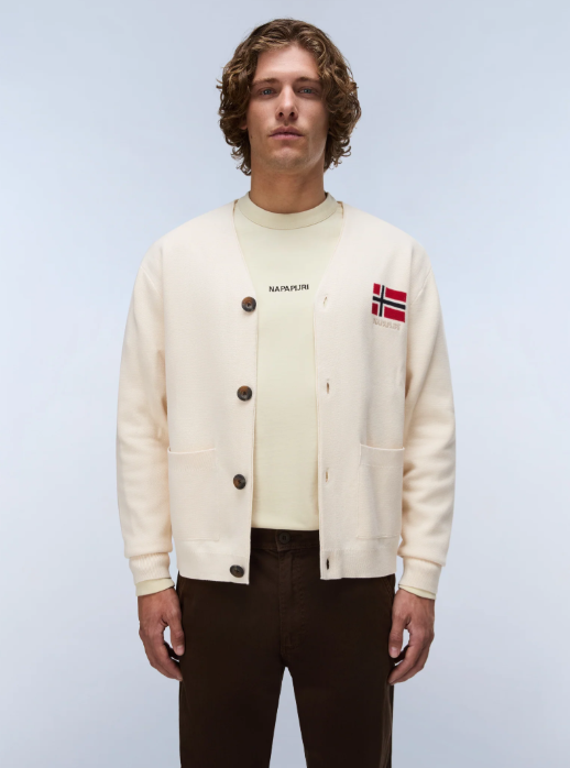 Napapijri Taranger V Neck Cardigan - Men's