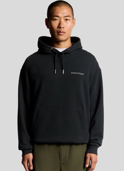 Lyle & Scott Script Brushback Hoodie
