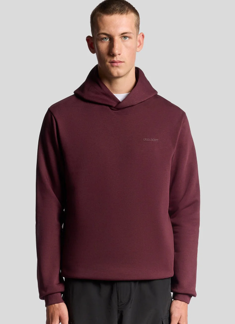 Lyle & Scott Script Brushback Hoodie