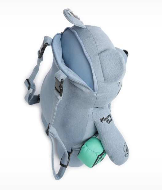 Sprayground Denim Shark Moneybear Teddy Bear Backpack