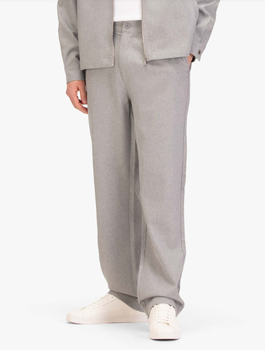 Luke Boas Smart Woven Uncuffed Trousers