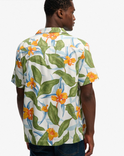 Hawaiian Print Short Sleeve Shirt