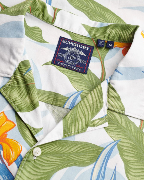 Hawaiian Print Short Sleeve Shirt