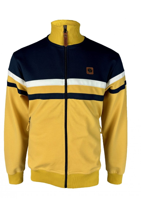 Trojan Panel Stripe Track Top