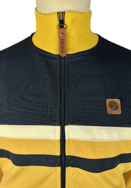 Trojan Panel Stripe Track Top