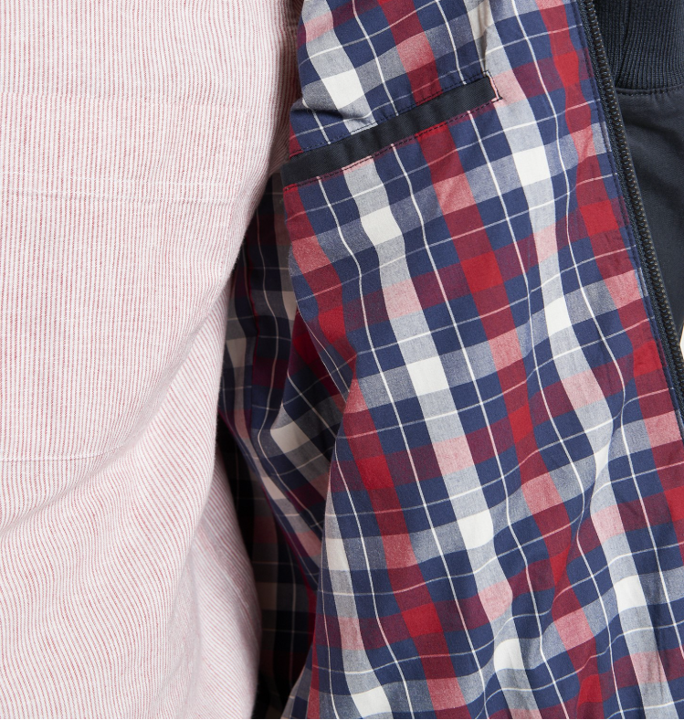 Ben Sherman Signature Harrington Check Lined Jacket