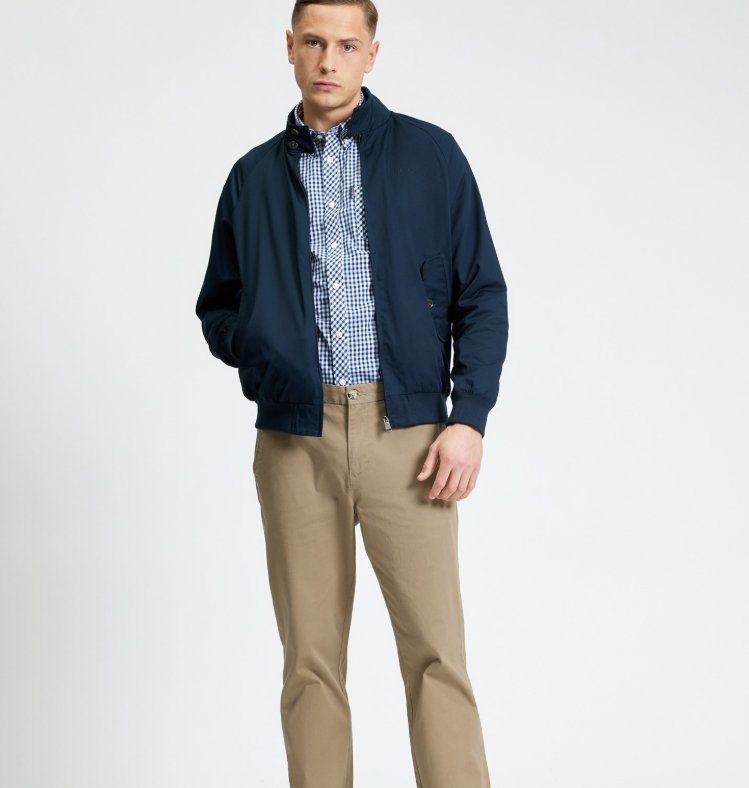 Ben Sherman Signature Harrington Check Lined Jacket
