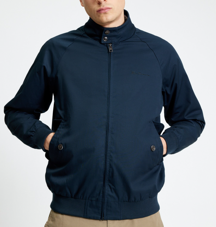 Ben Sherman Signature Harrington Check Lined Jacket
