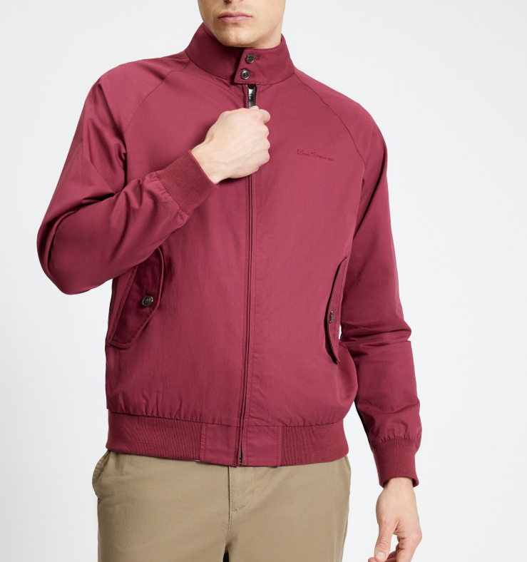 Ben Sherman Signature Harrington Check Lined Jacket