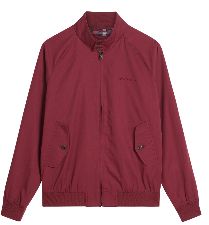 Ben Sherman Signature Harrington Check Lined Jacket