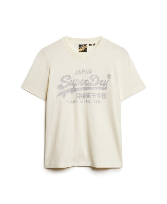 Superdry Metallic VL Relaxed Tee (Women's)