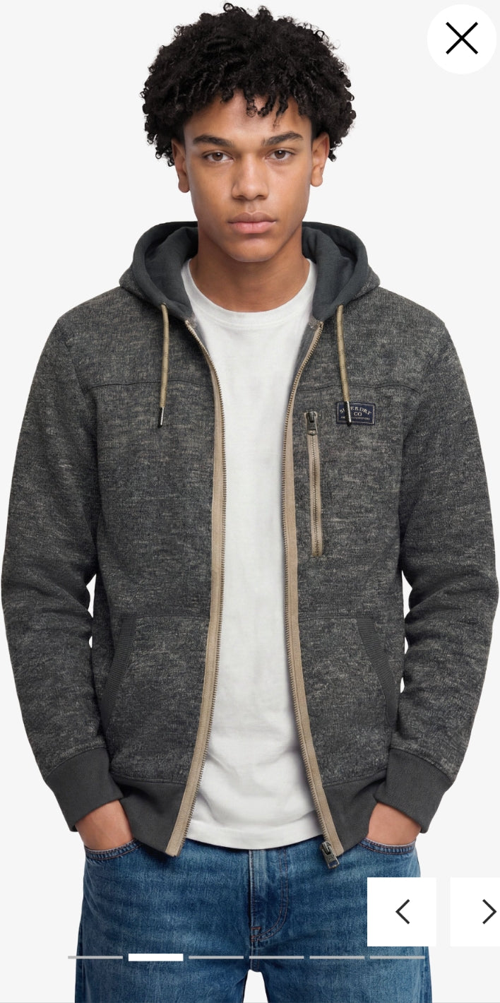 Superdry Storm Fleece Zip Hoodie