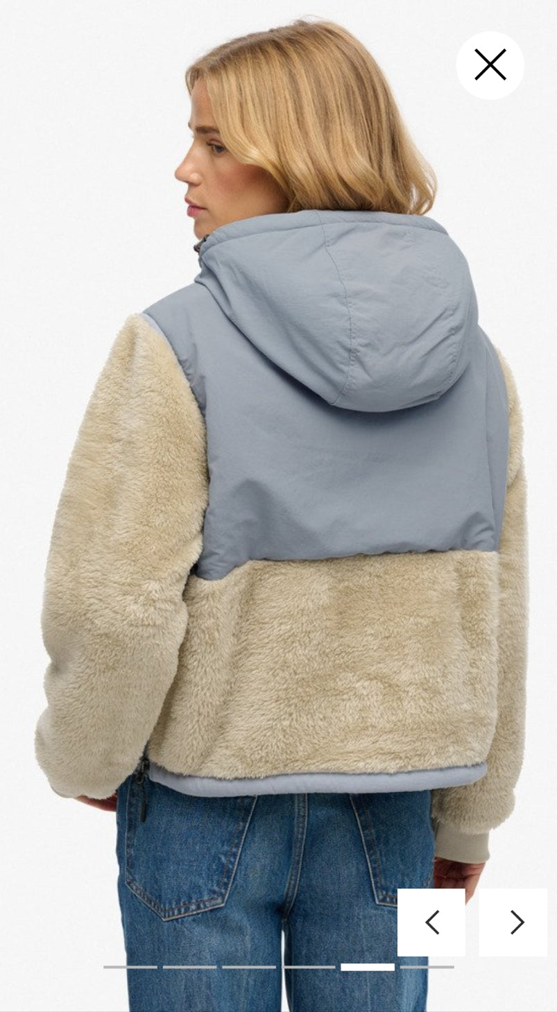 Superdry Super Soft Hybrid Half Zip Jacket