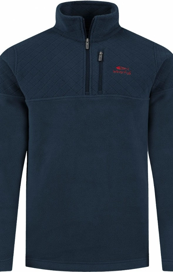 Weird Fish Oakmont 1/4 Zip Textured Fleece