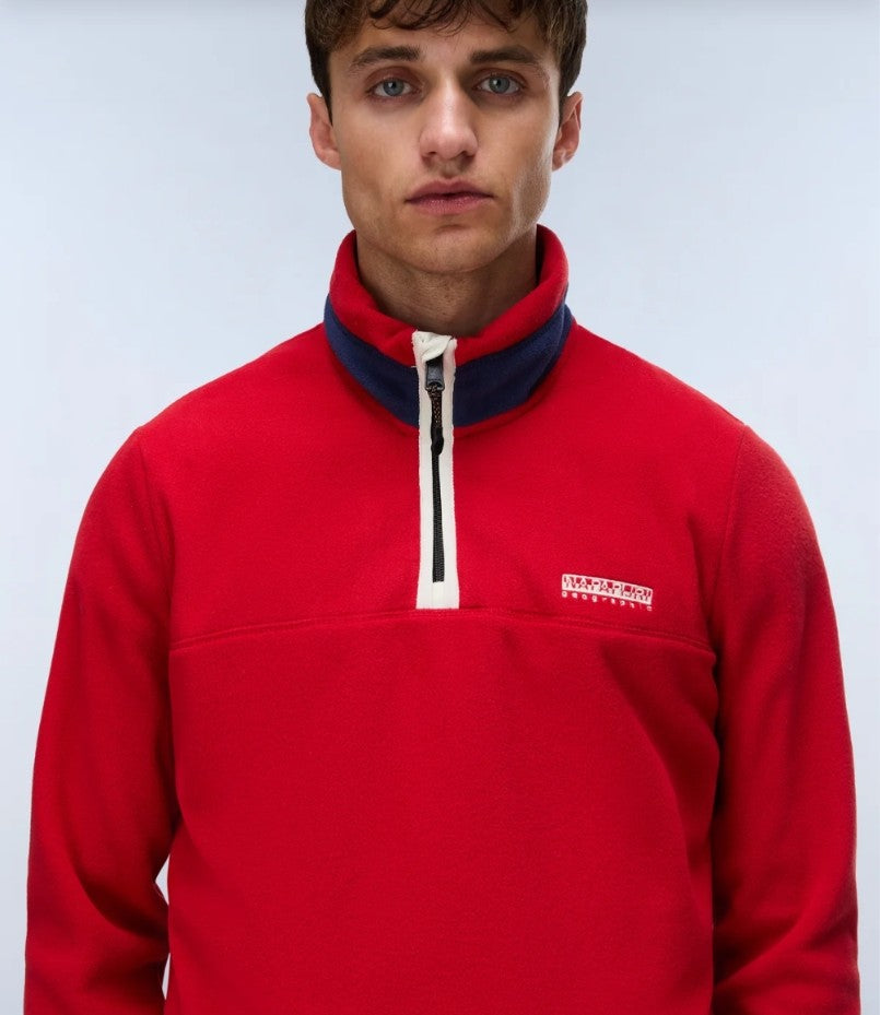 Napapijri Dergana Half Zip Fleece - Men's