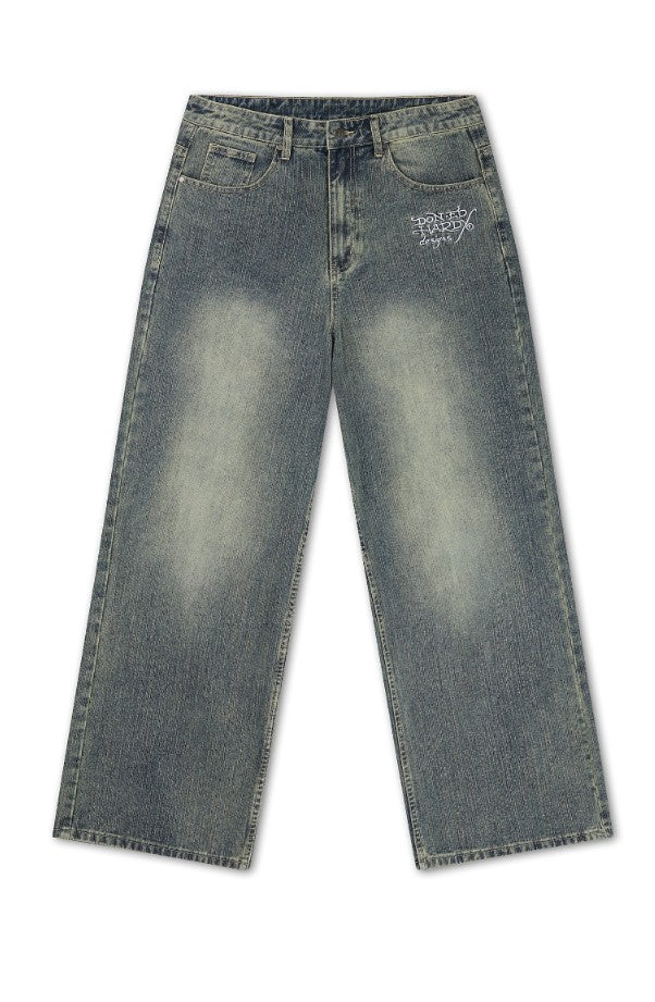 Ed Hardy Slithering Dragon Embroidered Extra Jeans