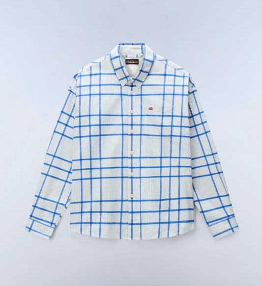 Napapijri Flannel Oversize Long Sleeve Shirt - Men's
