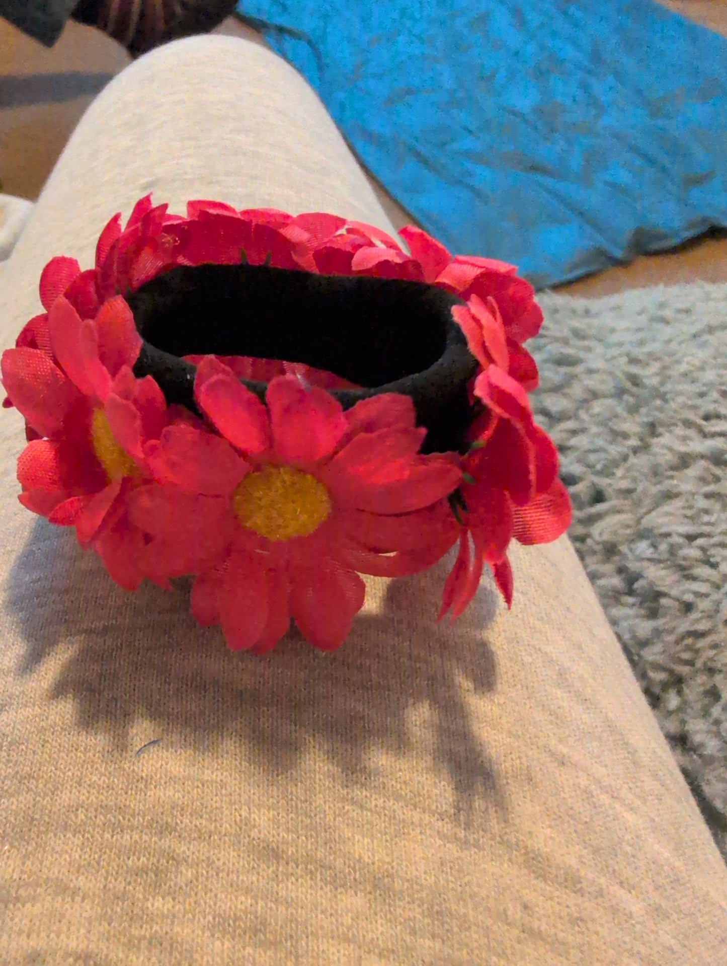 Festival Flower Scrunchie