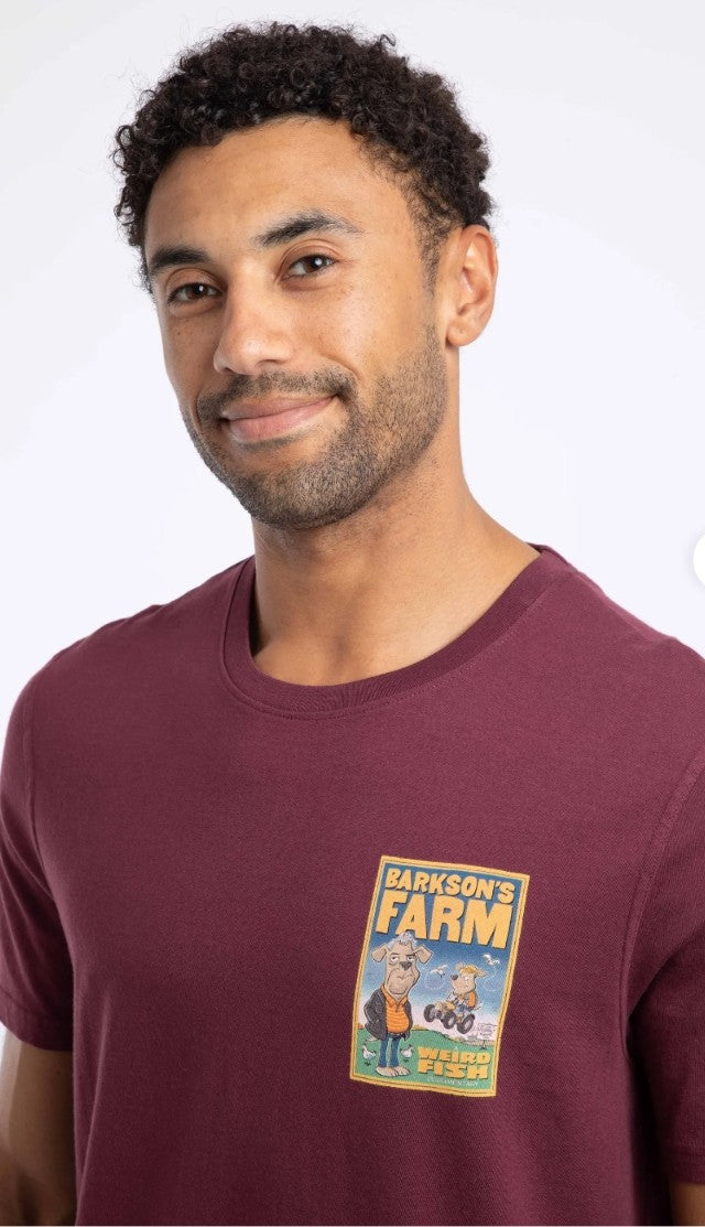 Weird Fish Barkson Farm Graphic T-Shirt