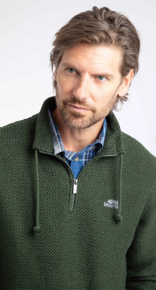 Weird Fish Cruiser Macaroni 1/4 Zip Jacket - Men's