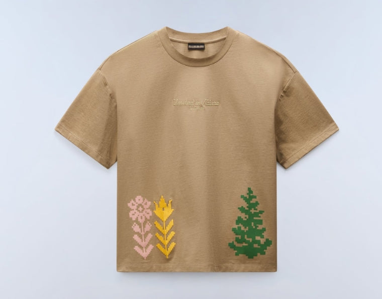 Napapijri Aral Relaxed Fit Graphic Tee - Women's
