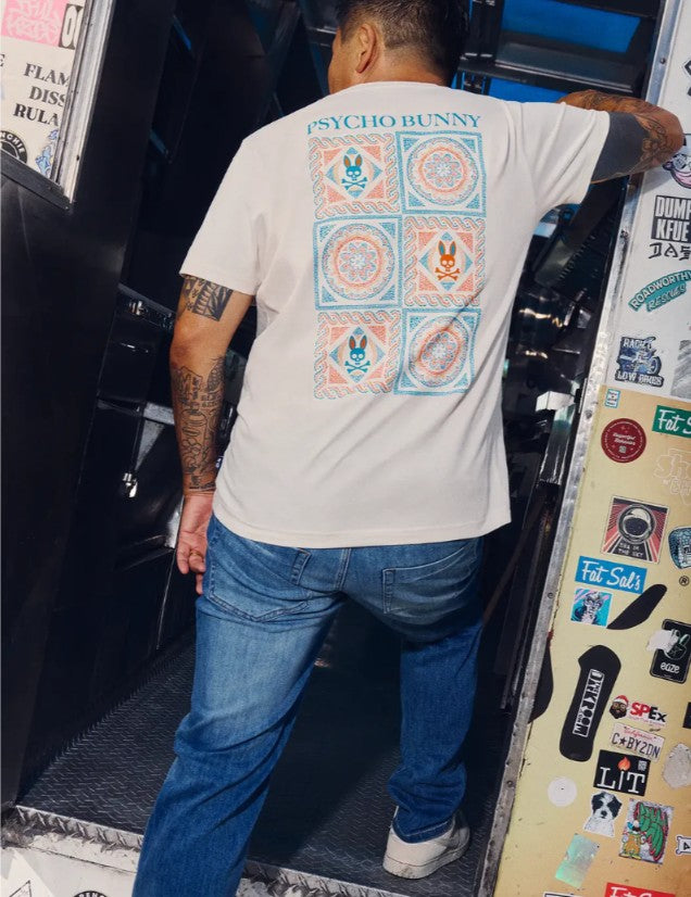 Psycho Bunny Frank Back Graphic Tee