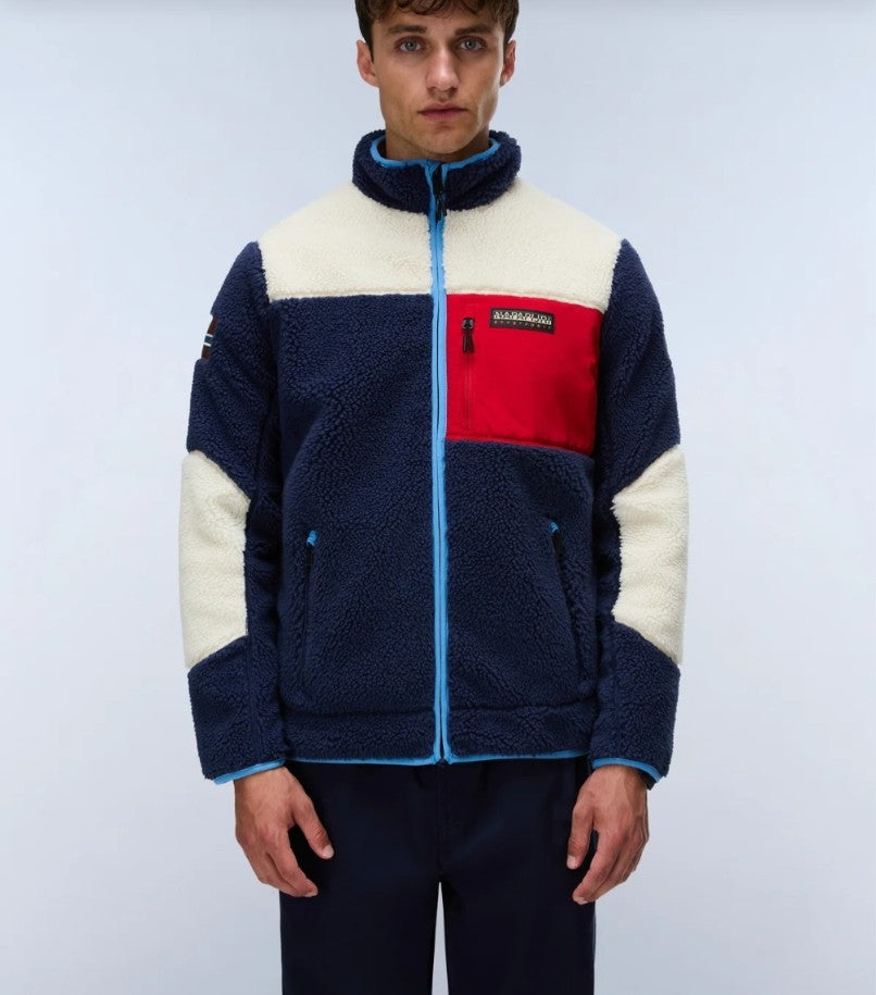 Napapijri Yupik Full Zip Fleece Jacket - Men's