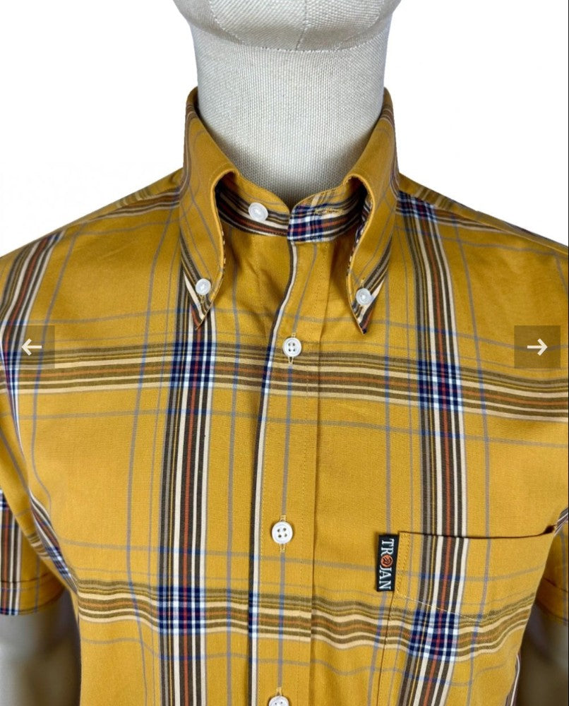 Trojan Large Check Short Sleeve Shirt