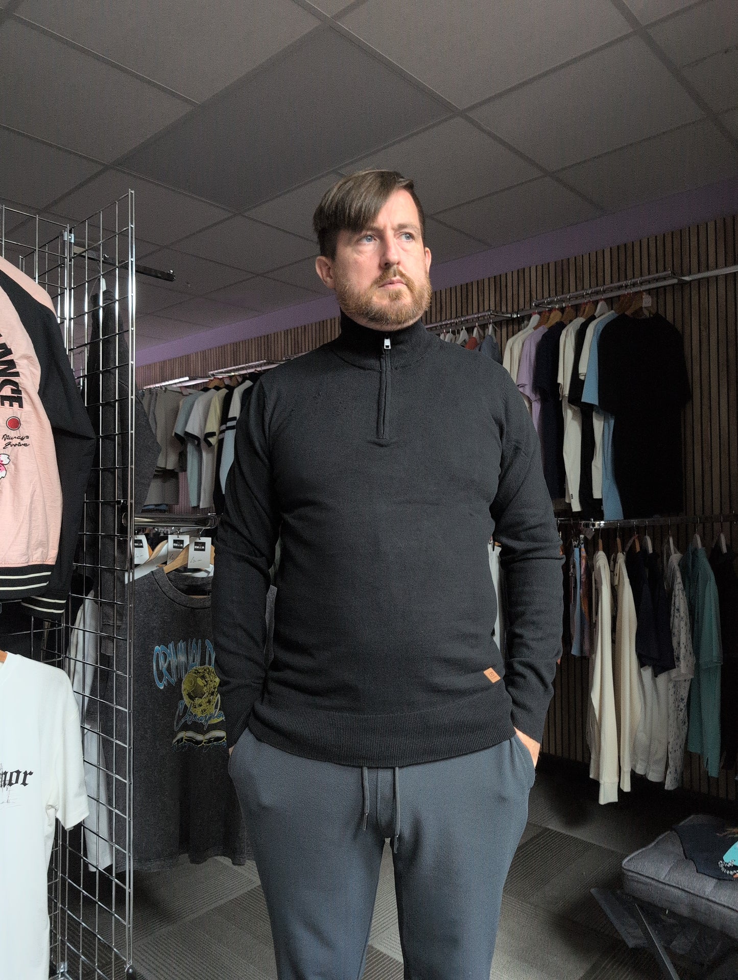 Blend BHFilip Quarter zip Jumper