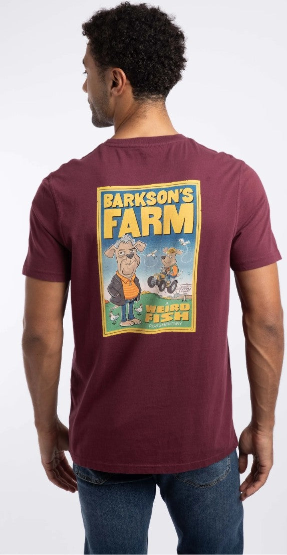 Weird Fish Barkson Farm Graphic T-Shirt